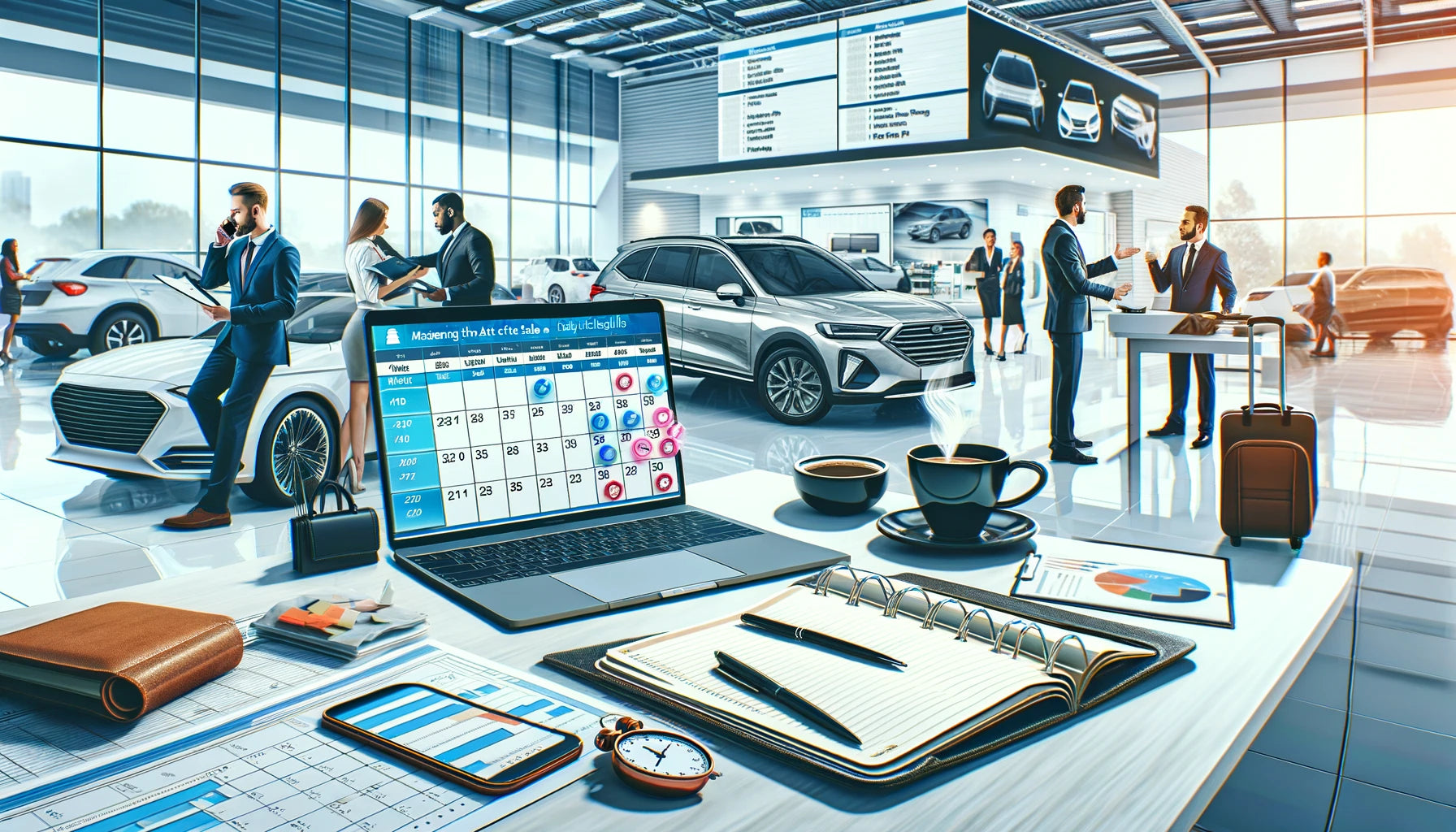 Mastering The Art Of The Sale: Daily Schedule For Car Sales Pros